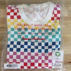 Hanna Andersson Rainbow Check pajama  - Red, Yellow, Blue, Pink, Teal